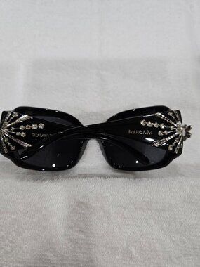 Vintage Bvlgari sunglasses with fireworks Swarovski crystal detail